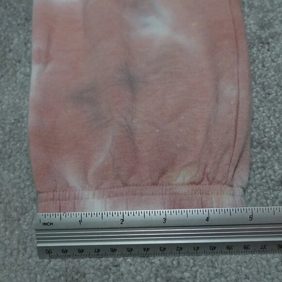Yummy Sweater Co. Jogger Pants Women's Medium Pink Tie Dye Elastic Waist Outdoor - Picture 3 of 11